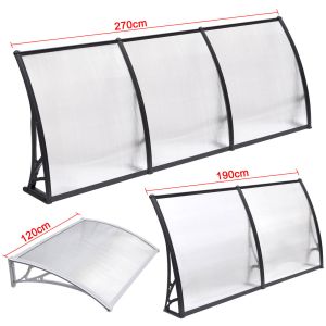 China Windproof Solid Polycarbonate Awning , Polycarbonate Sheet Canopy Heat Insulation wholesale