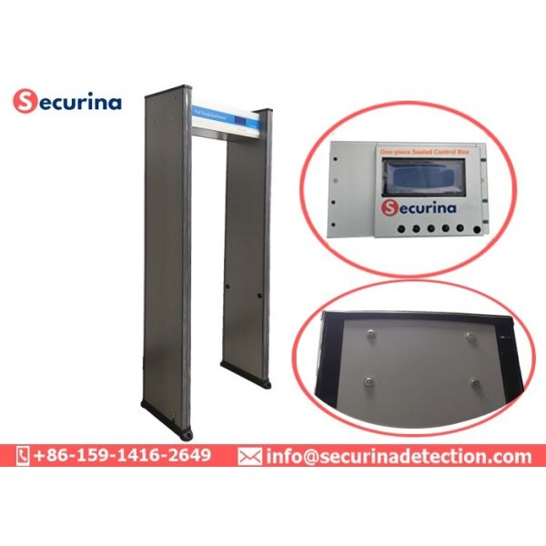 100 Operating Frequency Walk Through Metal Detector , Door Metal Detector