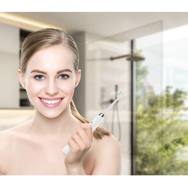 Waterproof IPX7 Low Noise Sonic Electric Toothbrush with Four Smart Working Patterns