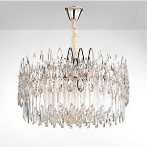 China D50cm Crystal Clear Modern Pendant Light Decoration wholesale