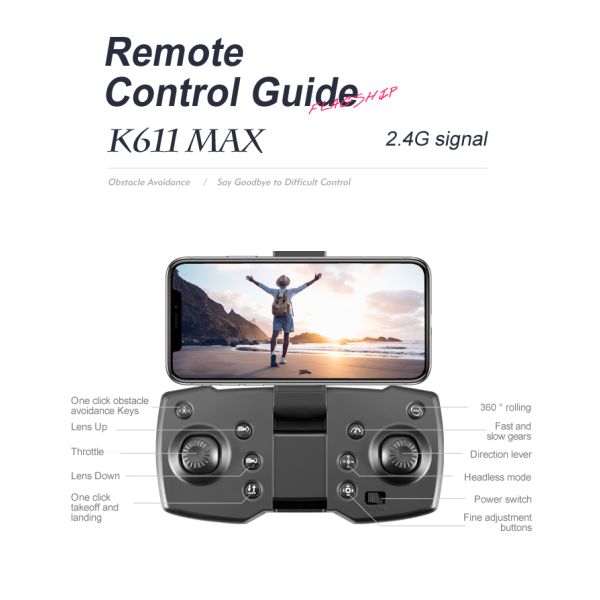 720P Image Capture Resolution Mini Drone with 4K Definition Camera and GPS