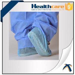China Non Skid Disposable Shoe Covers / Medical Booties Shoe Covers Breathable 35gsm wholesale