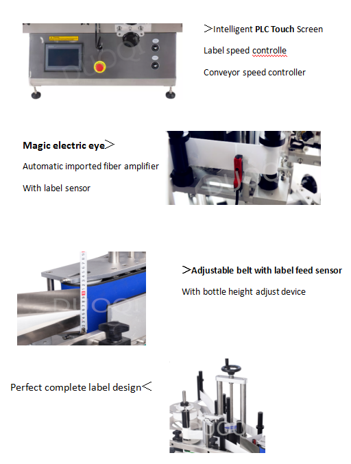 Desktop Round Bottle Labeling Machine Rustproof Semi Automatic Label Applicator
