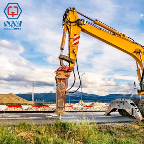 HB20G Top Type Rock Breaker For 20 Ton Excavator High Impact Hydraulic Hammer For Mining Demolition