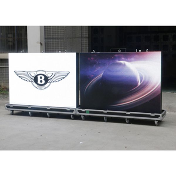 6.67 / 8 mm Outdoor Front Service LED Display 7300 nits Brightness