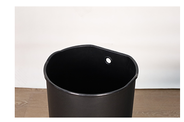 Hot Sale Wholesale Competitive Price Round High-Capacity Trash Bin Top Open Bullet Trash Can