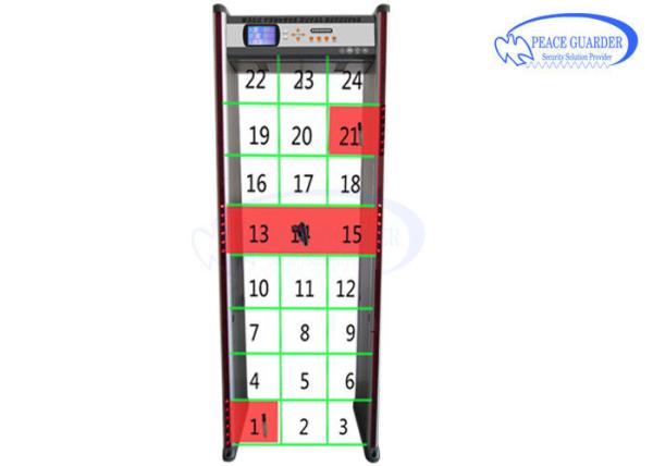 Quality Mobile APP Connected Multi Zone Security Walk Through Gate With Bright LED Visual Alarm for sale