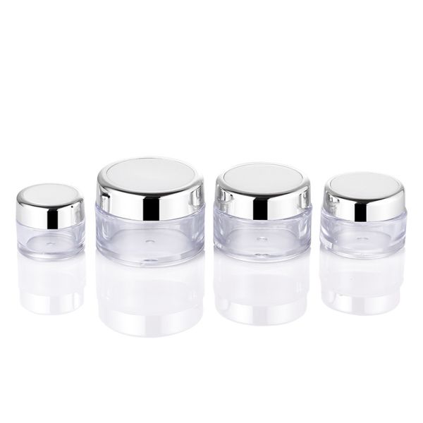 Round Cream Packaging Jar 20g Acrylic Material UV Printing 50mm Width