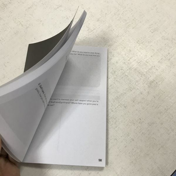 Student Exercise Personalized Notebook Printing Perfect Binding Logo Embossing