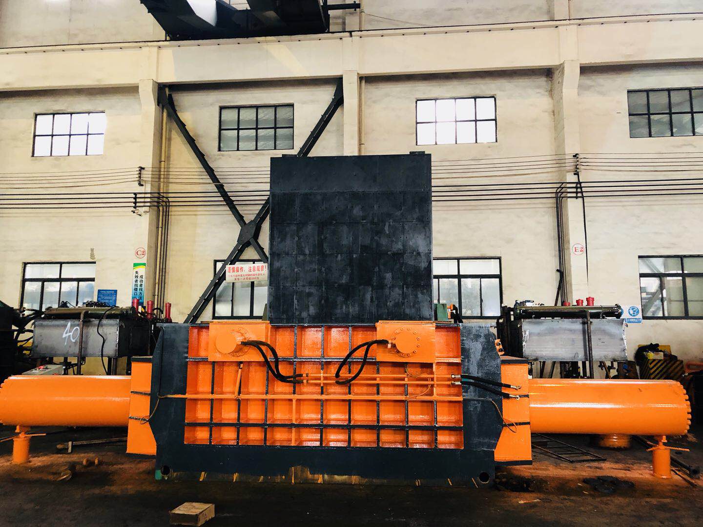 Large Press Box Size Metal Baler Machine PLC Control Easy Stable Operation
