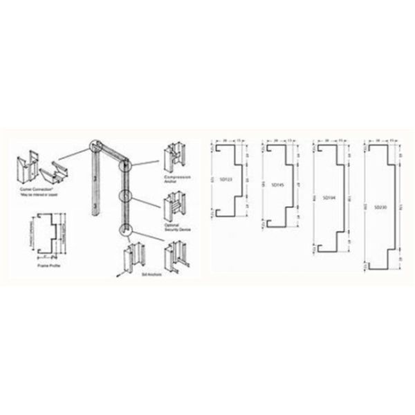 Curve Roof Panel Garage Roller Shutter Door Roll Forming Machine For Door Frame