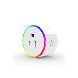 China RGB Light Smart Plug US Standard Wi-Fi Tuya Socket wholesale