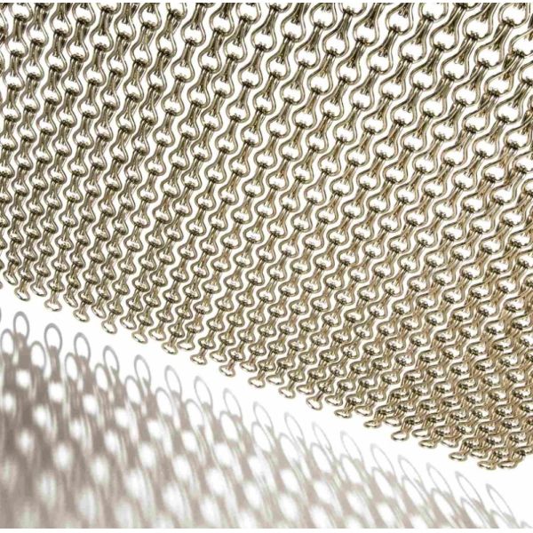 Anodized Decorative Chain Curtains , Aluminium Door Fly Screen Chain