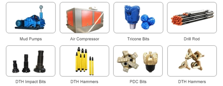 600m Deep XYX-3 Four Wheels Mounted Underground Coring Drilling Rig With Mud Pump