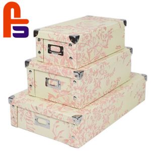 Buy cheap Original Design Long Service Life With Metal Handle Cardboard Packing Boxes from wholesalers