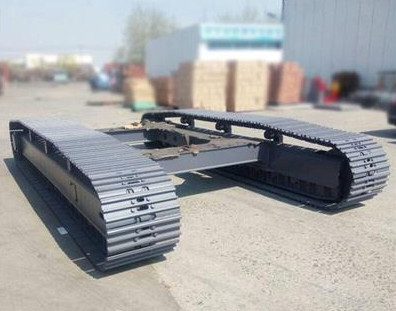 OEM 3000 KG Rubber And Steel Crawler Track Undercarriage For Construction Machinery