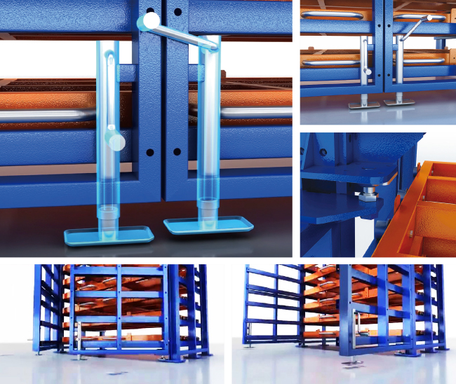 B39 Roll-Out Sheet Rack Drawer Racking Steel Plate Racking Heavy Duty Warehouse Storage Rack