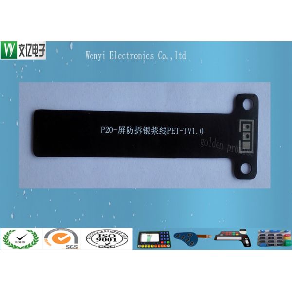 Flex Printed Circuit Pcb Flex Cable 0.25 Mm Thickness Anti Remove Data Protect Customized