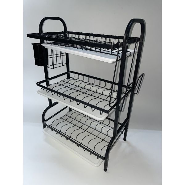 Rectangular Kitchen Product in Vibrant Color for Room Space 43CM 3 Layers black ,gold,green