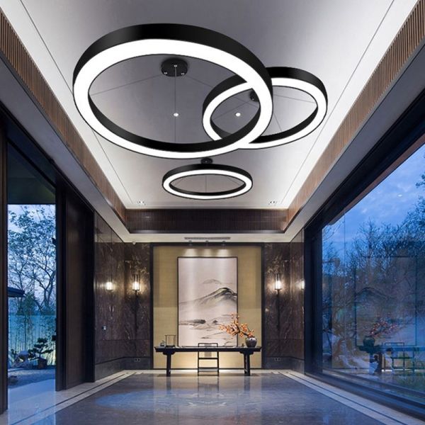 Circular Round Aluminum Channel For LED Light Strips for office