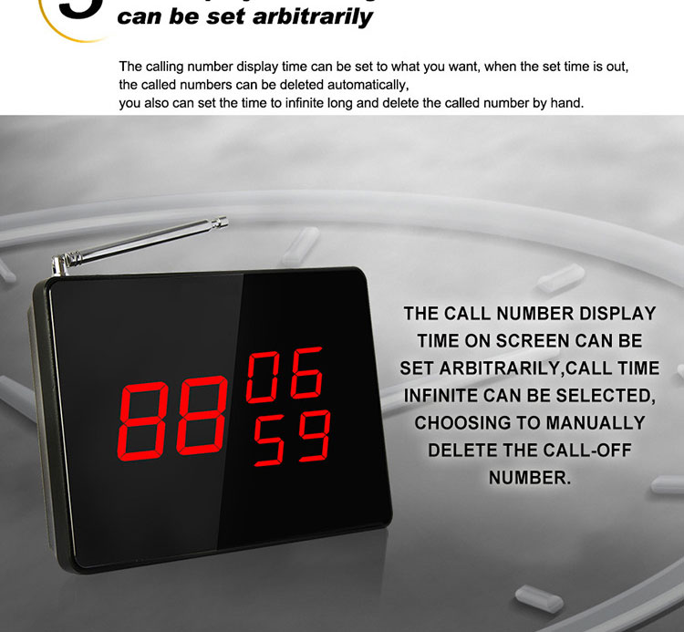 New arrival of hoist call system with strong signal Multiple keyscall button and high quality digital display