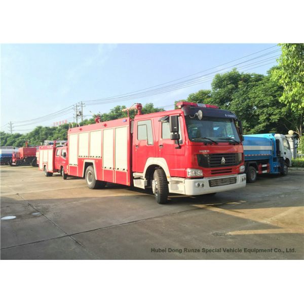 Security Fire Fighting Truck With 5900 LWater tank and 2000 Liters Foam Tank