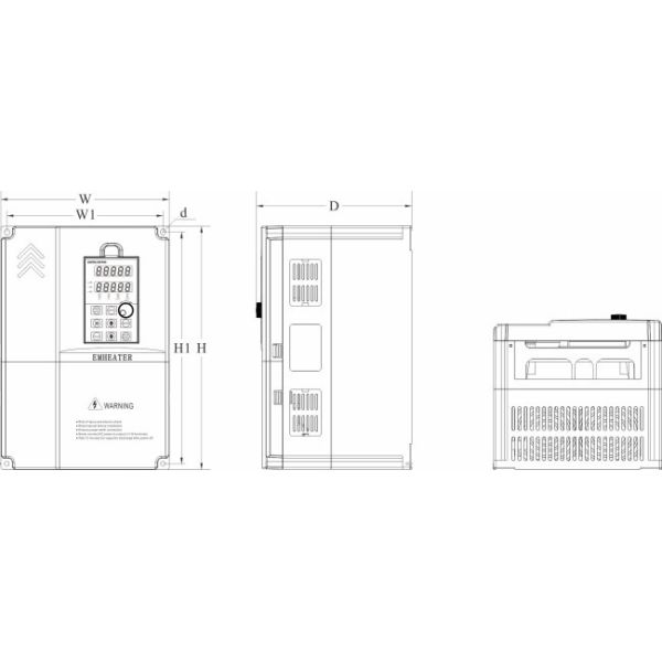 3 Phase 18.5KW Synchronous Inverters 380V 400Hz Spindle Motor Inverter