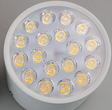 Commercial indoor light 12W 5inch round surface mounted led downlight