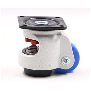 China 4EA 100kg-3000kg Retractable Leveling Casters Carbon Steel Seat Material: wholesale