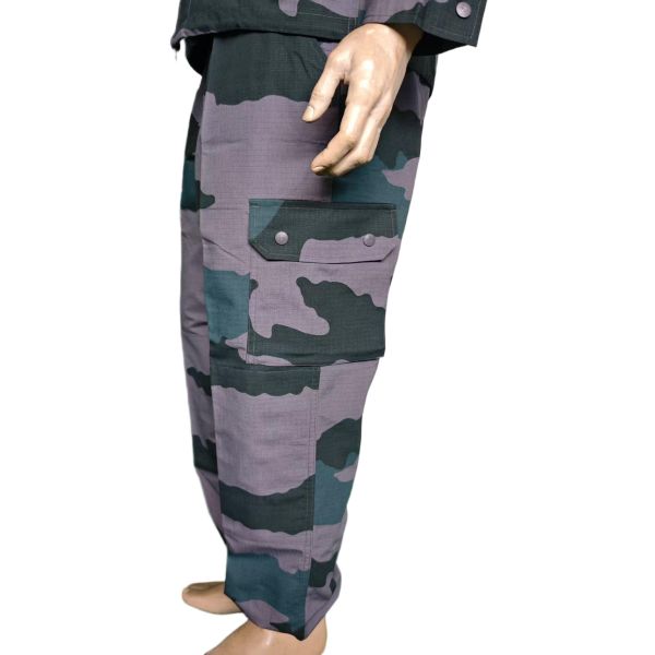 Breathable and Abrasion Resistant French Military Uniform Set in Stealth Purple F1 Combat System for Comfort and Protection