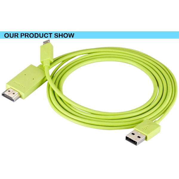 High Quality MHL Cable For Mobilephone 1080P