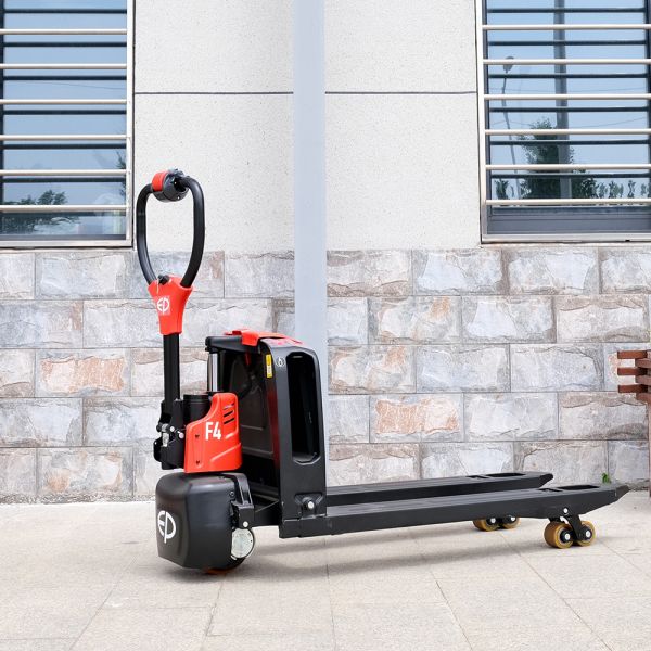 EP F4 1.5 Ton 2 Ton Mobile Lithium Electric Mini Semi Automatic Hydraulic Forklift Jack