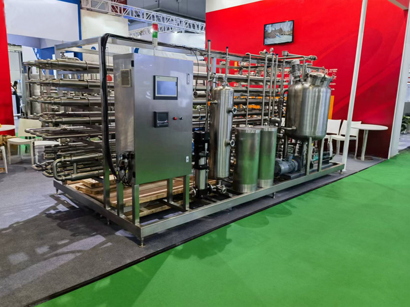 Tomato Puree Production with Cooling Water Temp of 2°C in Tomato Paste Processing Line