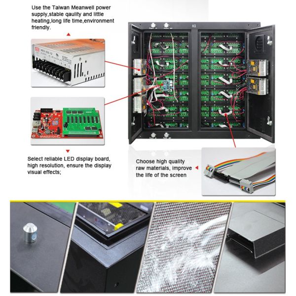 En12966 Its Traffic Led Module Video Display Ip65 Waterproof Level