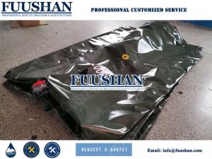 China Fuushan Portable and Flexible Water Storage Bladder Tank Tarpaulin Roll wholesale