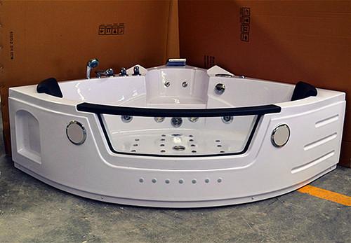 Quality 55 Inch Freestanding Jacuzzi Whirlpool Bath Tub With Back Air Bubble Massage for sale