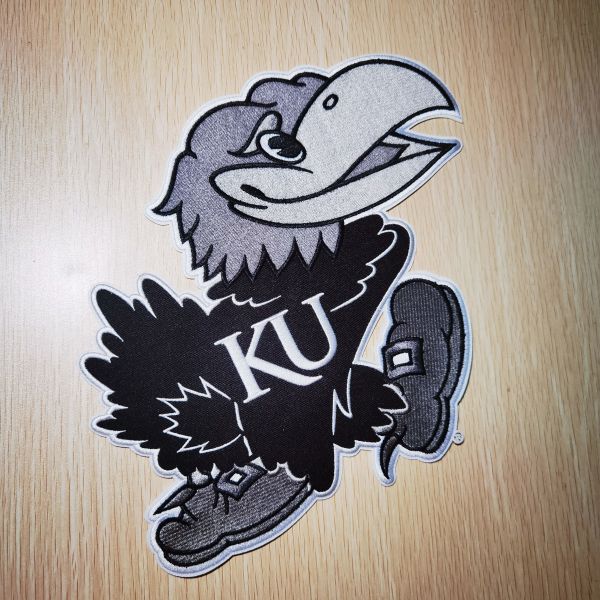 Heat Label Iron On Embroidery Patch Custom Cloth Twill For Clothing