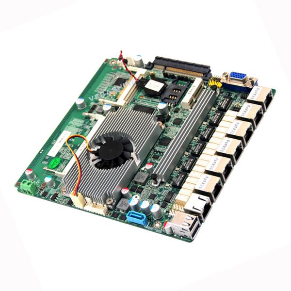 Quality Network Security Firewall Motherboard Quad Cores J1900 6 Lan Mini Itx pfsense router for sale
