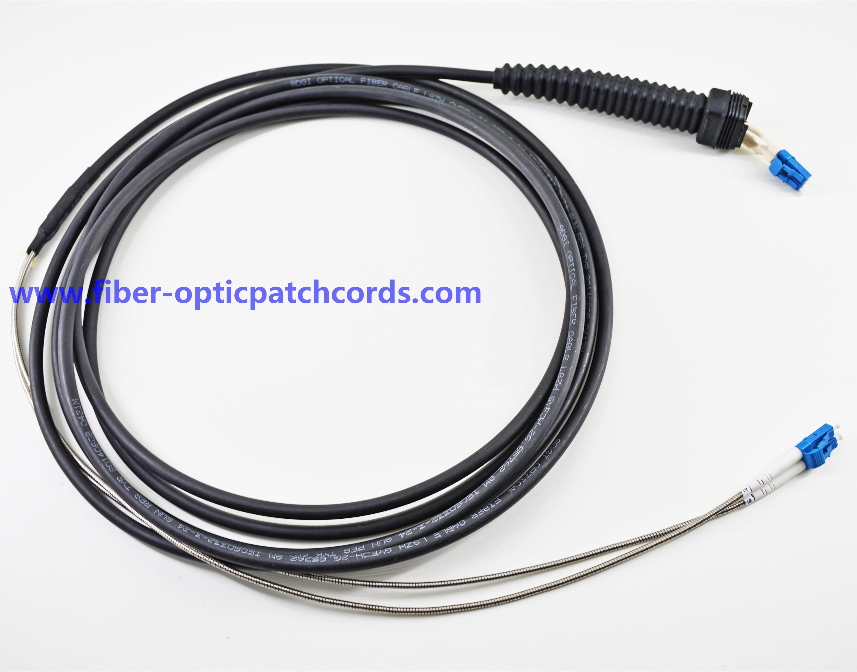 CNLINKO YM24 LC Connector 5G Base Station BBU RRU CPRI Optical Fiber Cable IP67 Waterproof