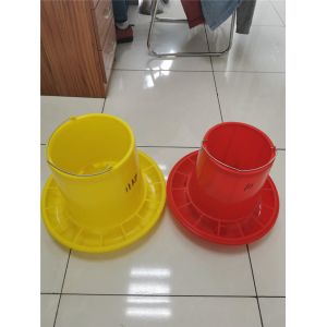 Broiler Duck Quail Bucket Poultry Feeder Drinker