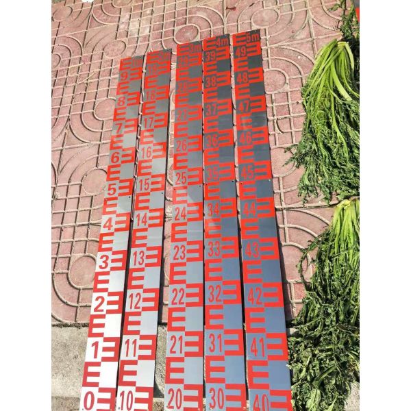 304 Stainless Steel Anti-corrosion Water Level Gauge Staff with 100*8cm Size