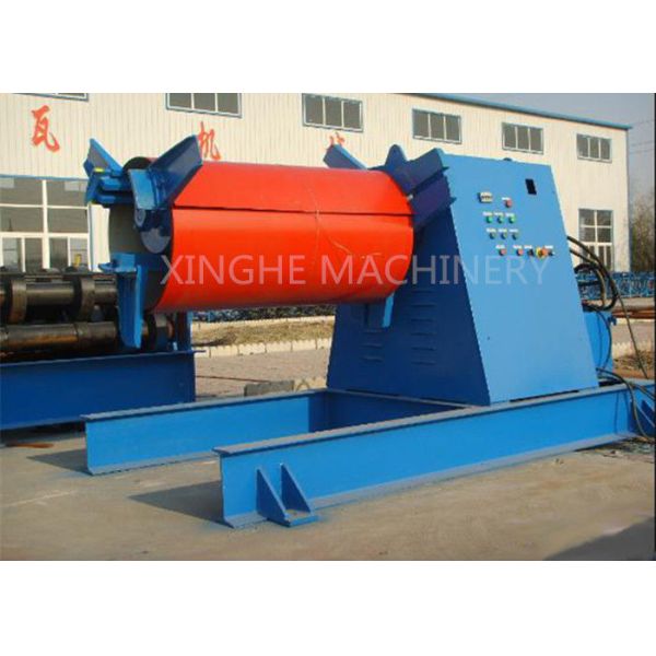 High Speed Roll Forming Production Line Decoiler Machine With Forming Cutter