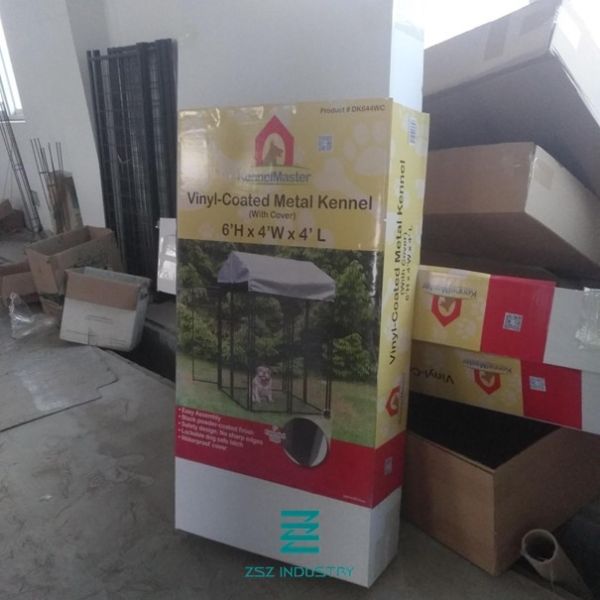 Pet House Outdoor Welded Wire Mesh Fence Panels Dog Kennels Corrosion Resistance