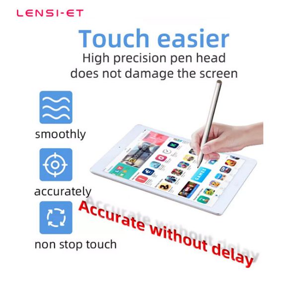 Aluminum Charging Stylus Pen Surface Tablet Pc Touch Screen Pen