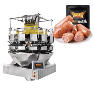 Small Sausage Belt Combination Weigher Packing Machine Pure Meat Sausage