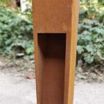 Rusted Red Corten Steel Landscape Bollard Lights OEM ODM