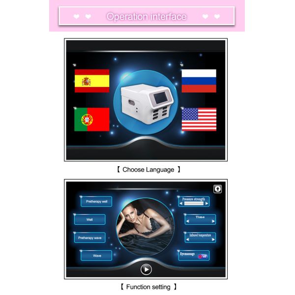 4 Modes Lymphatic Frequency Detox Device For Eye Massager / Body Slimming