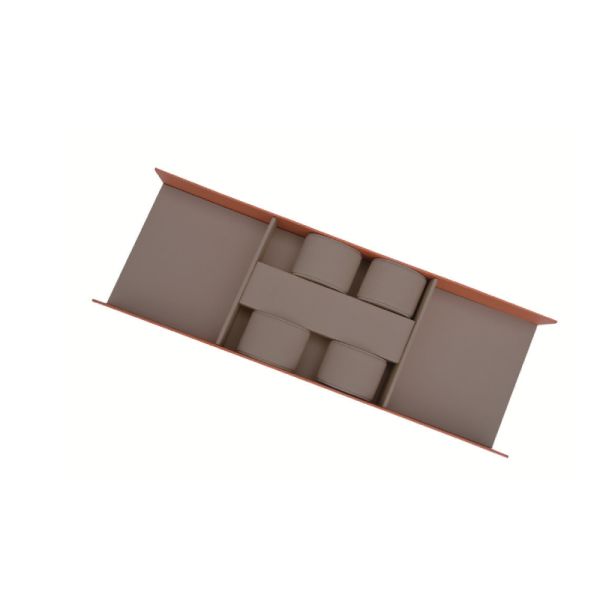 Handmade Wardrobe Jewelry Drawer Organizer Inserts With Aluminum Frame