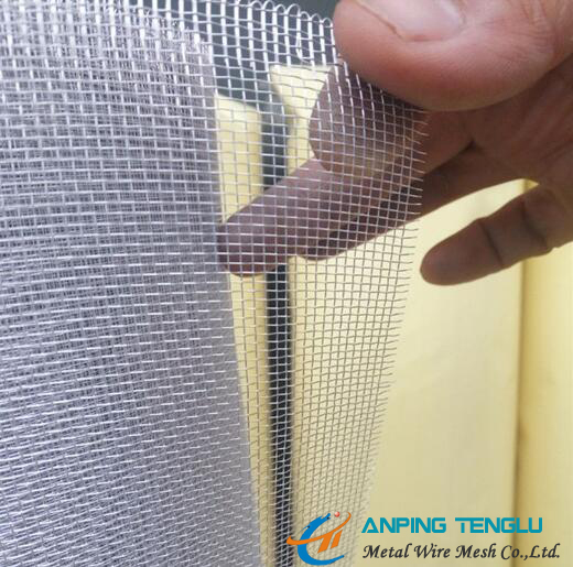 Aluminum Alloy Insect Screen, 24×24mesh, 0.0075" Wire, Prevent Insects