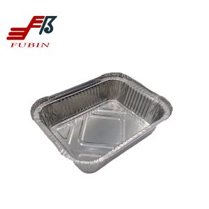China Hygienic Recycable Rectangular Foil Trays For Take Home wholesale